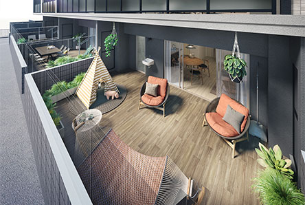 ファーネスト博多南駅グレイステラス完成予想図