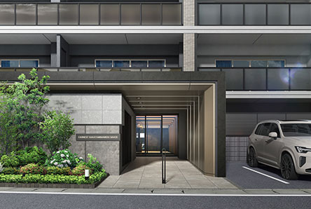 ファーネスト博多南駅グレイスエントランスアプローチ完成予想図