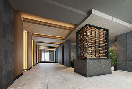 ファーネスト博多南駅グレイスエントランスホール完成予想図