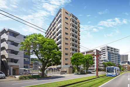 ファーネスト郡元レジデンス外観完成予想図