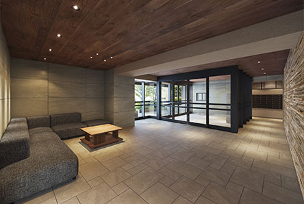 ファーネスト郡元レジデンスエントランスホール完成予想図