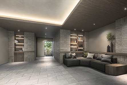 ファーネスト城山レジデンスエントランスホール完成予想図